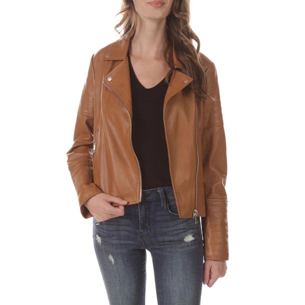 NWT π Bagatelle soft vegan tan leather M - Picture 1 of 13
